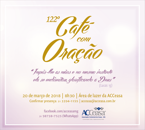 Evento: 122º Café com Oração