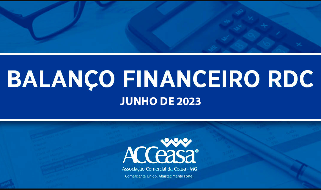 Balanço Financeiro RDC Junho de 2023