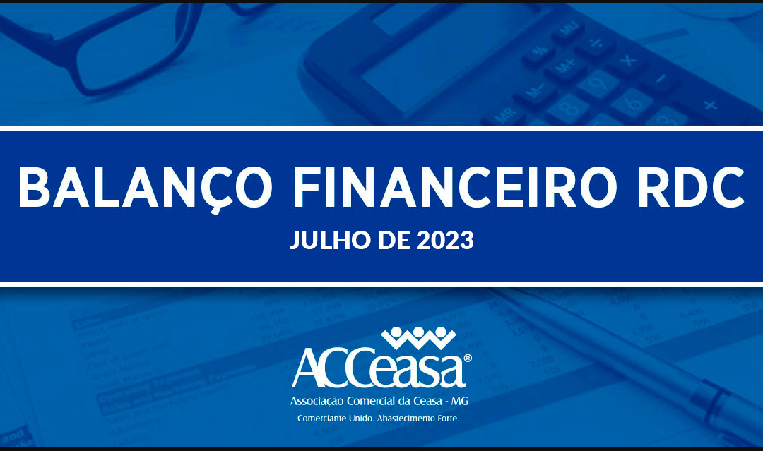 Balanço Financeiro RDC Julho de 2023