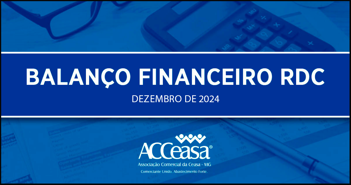 Balanço Financeiro RDC Dezembro de 2024