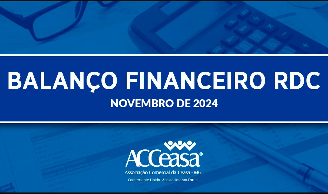 Balanço Financeiro RDC Novembro de 2024
