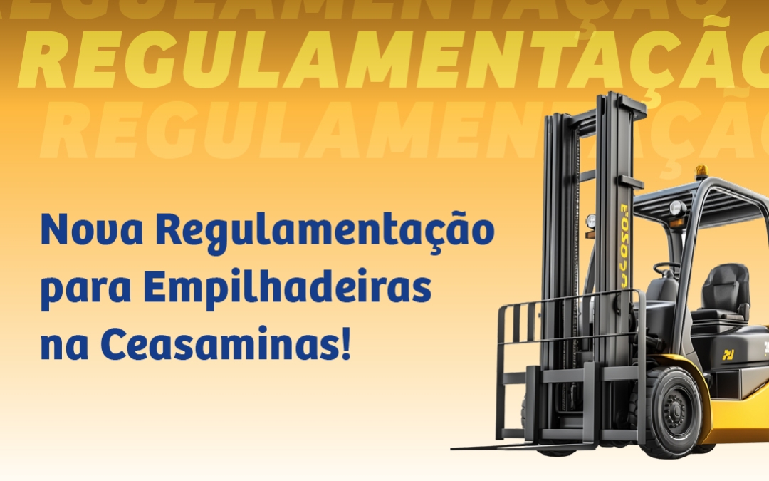 Concessionários devem cadastrar todas as empilhadeiras usadas nas vias externas dos entrepostos